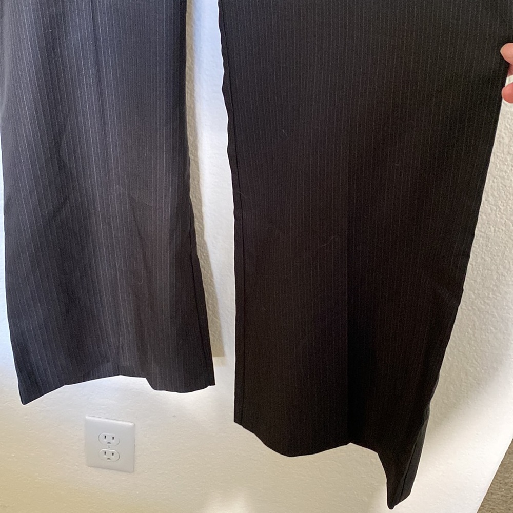 18 P pinstripe pants flare NWT NY&Co - Picture 2 of 6